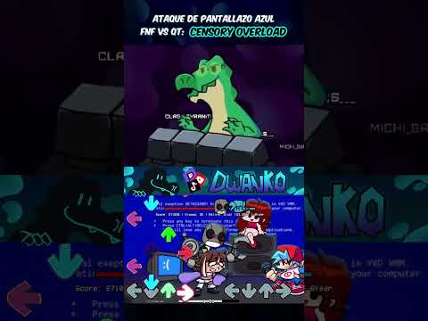 Enfrentando El Pantallazo Azul! | VS QT #fnf #shorts #pngtuber