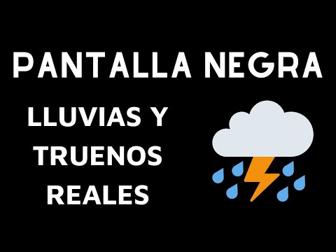 Lluvia y truenos y relámpagos PARA DORMIR, Lluvia Ultra Relajante Para Dormir En 5 Minutos