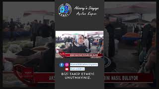 AKSARAY HALKI PAZAR FİYATLARINI NASIL BULUYOR (KANAL 68 TV) #Aksarayha