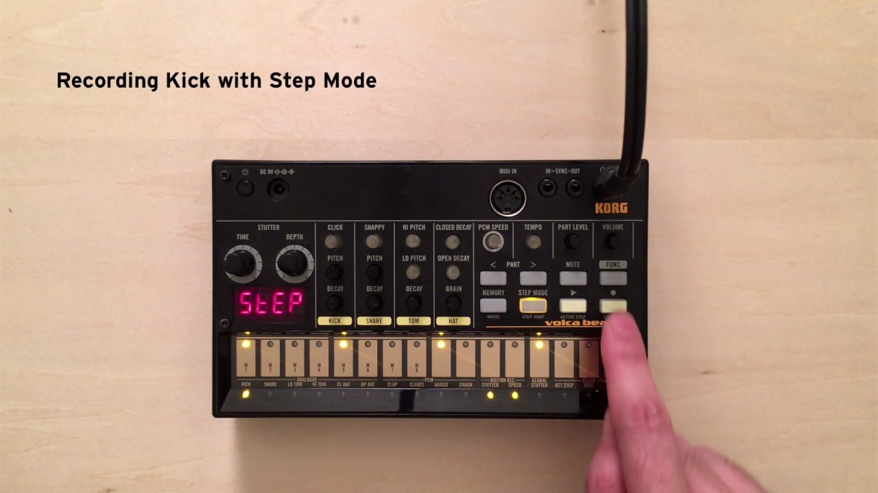 KORG Volca Beats Analogue Drum Machine / Sequencer