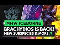 Monster Hunter World Iceborne | BRACHYDIOS IS BACK! New Subspecies, Glavenus Gameplay & More!