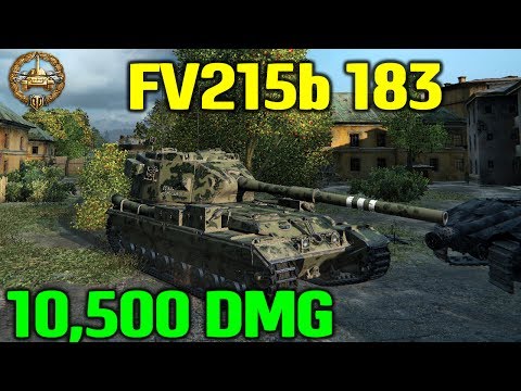 World Of Tanks | FV 215b (183) - 10500 Damage - 5 Kills