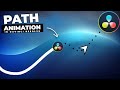 How To ANIMATE Objects Along A PATH In Davinci Resolve