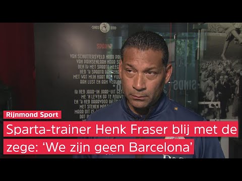 Henk Fraser na Sparta-Fortuna (3-1): 'We hebben vandaag als collectief gewonnen'