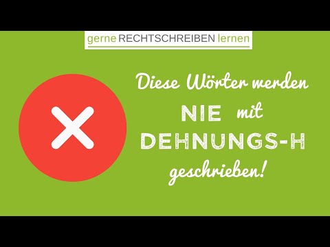 Rechtschreibtipp #3 zum Dehnungs-h | gerne RECHTSCHREIBEN lernen