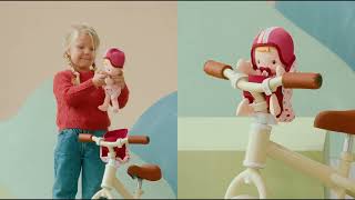 Lena Fabric Doll and Bike Seat