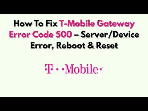 Error 500 Tmobile