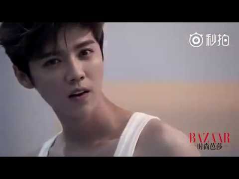 160715 - Photoshoot da Harper's Bazaar 《时尚芭莎》 - Bastidores (1) - Luhan