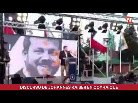 Discurso completo de Johannes Kaiser en Coyhaique