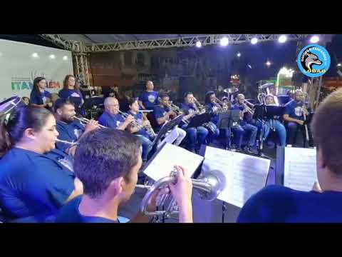 BANDA MARCIAL MUNICIPAL DE ITANHAÉM/SP EXECUTA: DOIS CORAÇÕES, DOBRADO DE AUTORIA DE PEDRO SALGADO.
