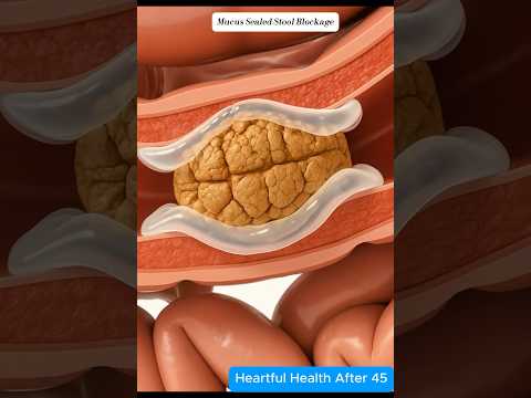 Stool Impaction Squeezed by Mucus and Colon / Hearful Health After 45 #shorts #youtubeshorts