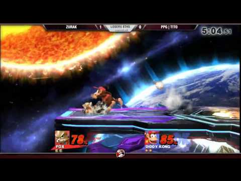 VS Weekly 12/8/16 - Losers 8th - Zurak (Fox) vs. T!TO (Diddy) - Smash 4