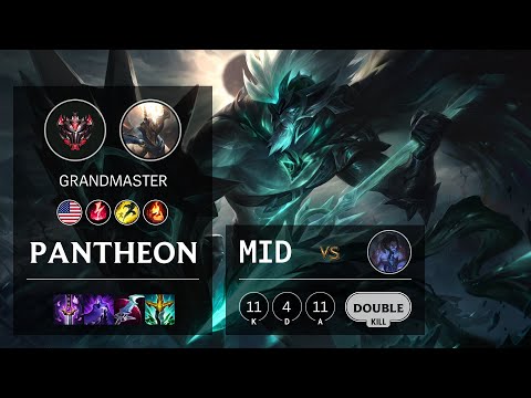 Pantheon Mid vs Sylas - NA Grandmaster Patch 11.21