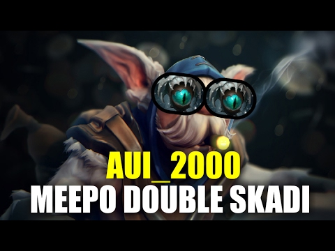 Double Skadi Meepo Aui_2000 - Epic gameplay | Dota 2