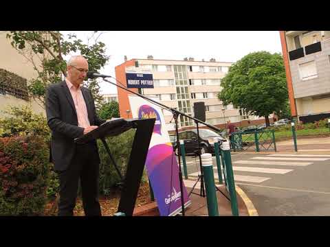 intervention en pied de cité du maire de Gennevilliers Juin 2018