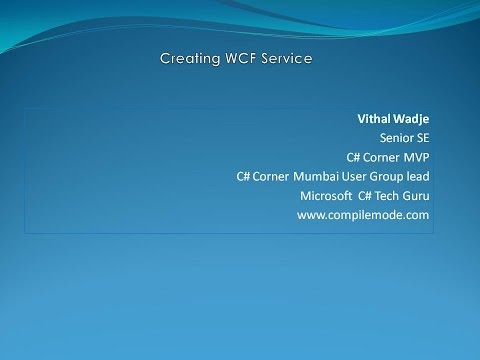 Creating WCF Service Step By Step