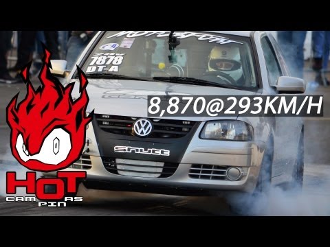 Gol 1500HP 0 a 293KM/H em 8.8s - Velopark 402m