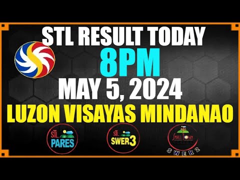 Stl Result Today 8pm MINDANAO May 5, 2024