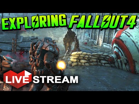 Fallout 4 Gameplay Part 1 | Exploration & Surviving the Wasteland!! - Live Stream (No Spoilers)
