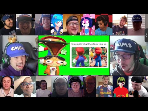 Mario Reacts To Nintendo Memes 11 ft. Meggy Reaction Mashup