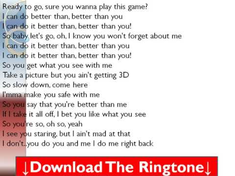 Conor Maynard - Better Than You ft Rita Ora Lyrics