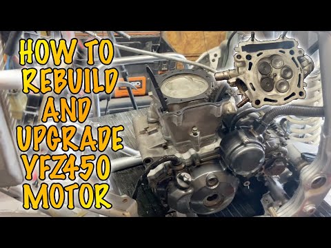 YFZ450 Complete Motor Rebuild WR450 Crank Upgrade Details