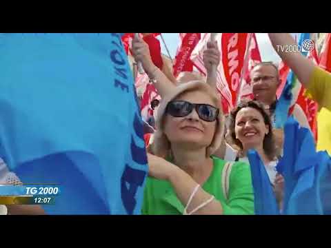La scuola in sciopero. Manifestazione dei sindacati a Roma