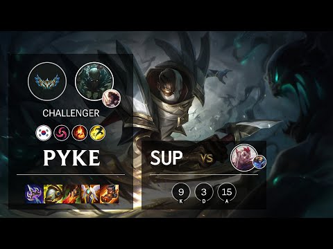 Pyke Support vs Rakan - KR Challenger Patch 12.4