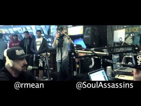 R-Mean "Spits Bars" on Soul Assassins (Shade45) radio with B Real (Hip Hop)