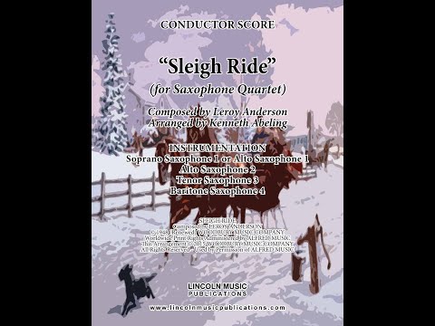 Sleigh Ride (for Saxophone Quartet)