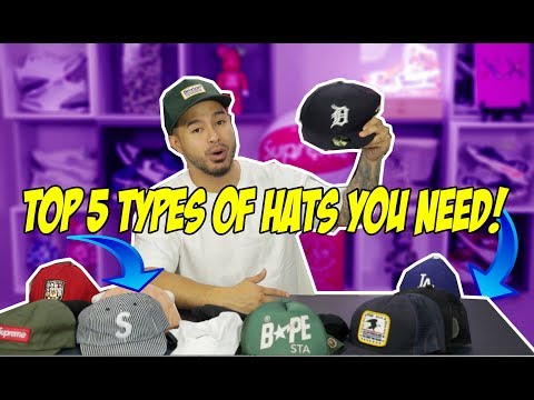 TOP 5 TYPES OF HATS EVERY MAN SHOULD OWN!