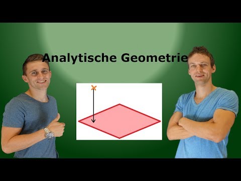 Abstand von Punkt zur Ebene, mit Aufgaben+Lösung