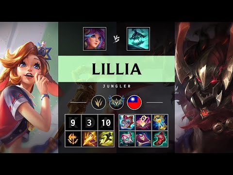 Lillia Jungle vs Hecarim - TW Challenger Patch 25.16