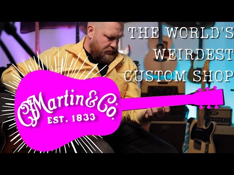 I bought the weirdest @martinguitar Custom Shop in the world