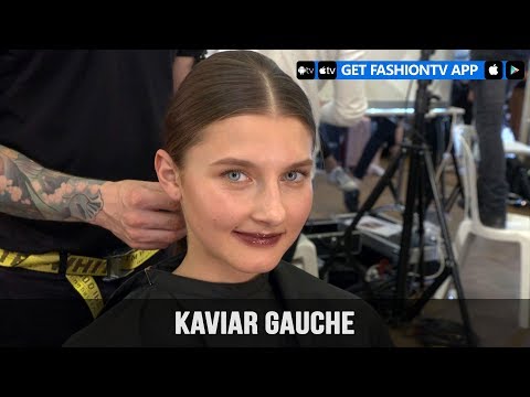 London Fashion Week Spring/Summer 2018 - Kaviar Gauche Make Up | FashionTV