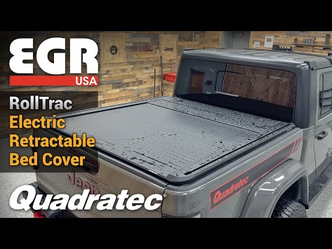 EGR RollTrac Electric Ret retractable Bed Cover for 2020+ Jeep Gladiator JT