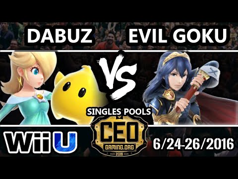 CEO 2016 Smash 4 - EvilGoku (Lucina) Vs. dT | Dabuz (Rosalina) SSB4 Tournament - Smash Wii U
