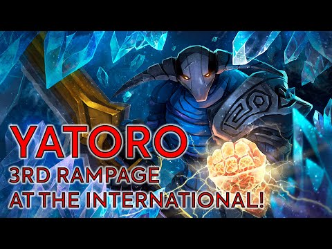 Yatoro 3rd RAMPAGE at The International Dota 2. Team Spirit vs Team Secret.
