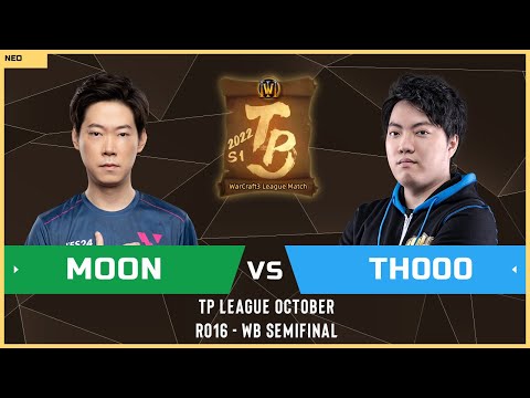 WC3 - TP League M4 - Group B WB Semifinal: [NE] Moon vs TH000 [HU]