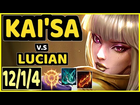 ZVEN (KAI'SA) vs LUCIAN - 12/1/4 KDA BOTTOM ADC CHALLENGER GAMEPLAY - NA