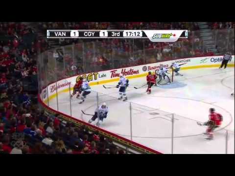 Vancouver Canucks vs Calgary Flames Game Highlights April 5th 2012