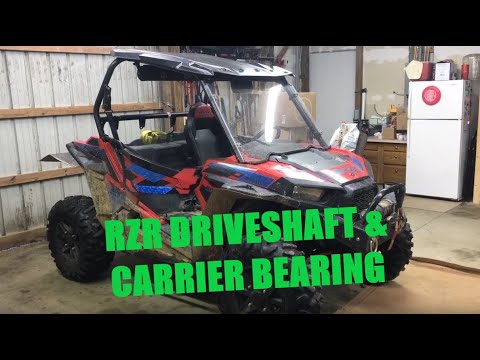 2016 Polaris RZR 900S - Carrier Bearing & Roll Pin Replacement & Driveshaft Install