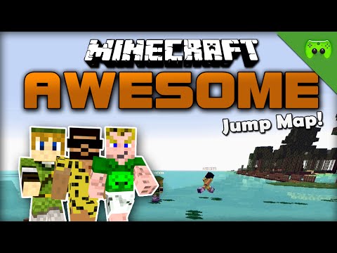 MINECRAFT Adventure Map # 1 - Awesome Jump Map «» Let's Play Minecraft Together | HD