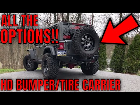 Jeep Wrangler JL LoD Destroyer Shorty Rear Bumper & Tire Carrier Installation + Review