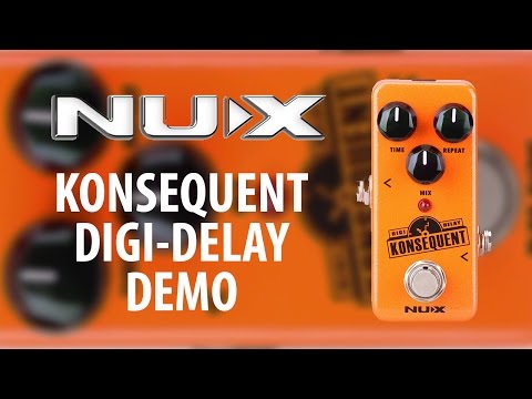 Обзор педали эффектов Nux NDD-2 Konsequent Digital Delay