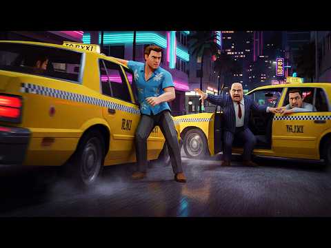 Tommy Vercetti Becomes A Cab Driver - GTA Vice City