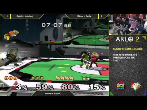 ARLO 2 - TLOC | Oracle and VGz | Junebug vs SD | Denec and SD | Cuda - WR2 - Melee Doubles