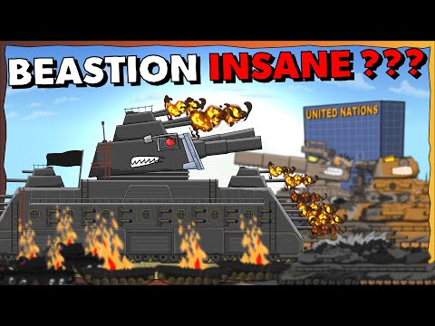 Tank Cartoon - Crushing path of Dark Beastion