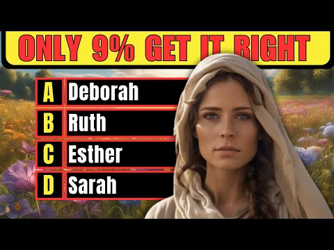 The Ultimate BIBLE QUIZ All levels - 20 questions - Easy Moderate Hard