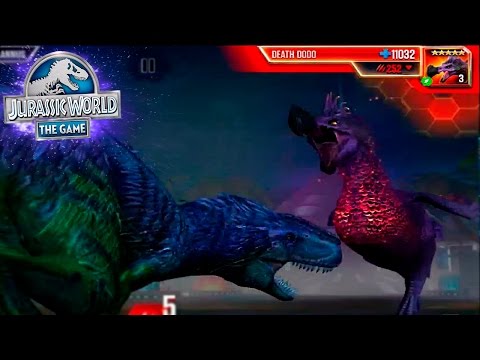 NEW BOSS DEATH DODO FIGHT GAMEPLAY! - Jurassic World The Game HD